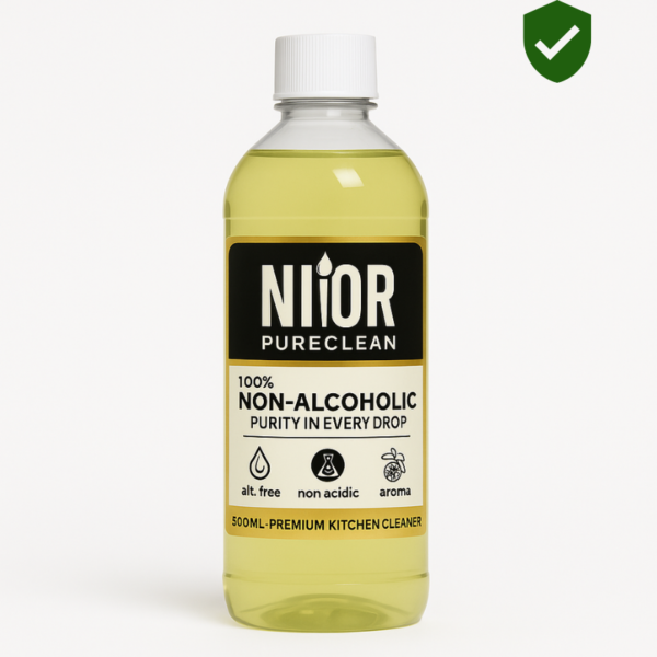 NIOR PureClean marble surface cleaner bottle for gentle stone floor care